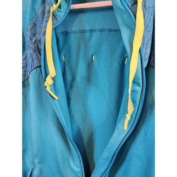UNDER ARMOUR All Season Zip Up Blue Green Running Jacket Womens Small - Picture 4 of 8
